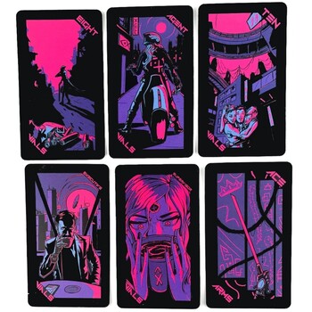 Neon Moon Cards Deck for Fate Divination Επιτραπέζιο παιχνίδι Tarot Mysterious Family Entertainment