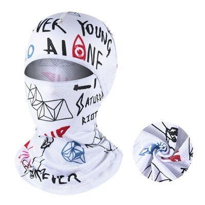Summer Cool Balaclava Ice Silk Biciklistička kapa DIY UV zaštita od sunca Sportska navlaka za lice Pokrivala za glavu Bicikl Motocikl Muški šešir Biciklistička kapa