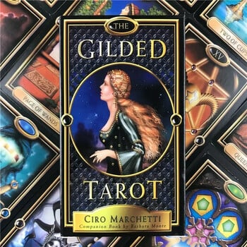 The Golded Tarot Deck Cards Board English Edition Mysterious Tarot επιτραπέζιο παιχνίδι Family Party Cards Παιχνίδι Ψυχαγωγία