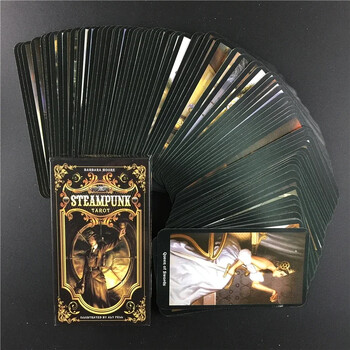 Нова The Steampunk Tarot Table Deck Настолна игра Карта за семейно събиране Парти Игра на игра Настолни игри