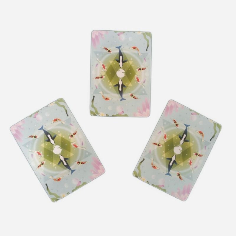 Below the Surface Oracle Card Deck 44 karte/Set Za obitelj Prijatelje Zabava za zabave Proricanje Društvena igra Igračke na dar za djecu