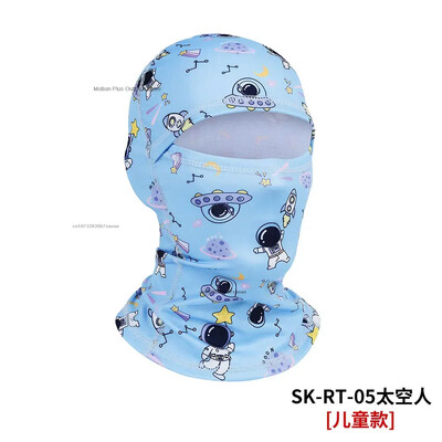 Modni balaclava šešir za roditelje, dijete, crtane filmove, pokriva cijelo lice Skijaška kapa s plišanim vanjskim toplim šalovima za planinarenje, kape, otporne na vjetar