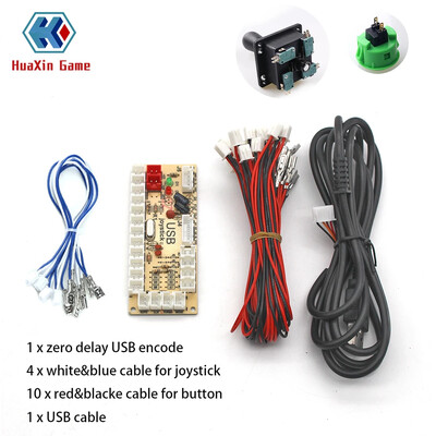 1 set zero întârziere cu 5V joc arcade USB Encoder Joystick set butoane pentru PC MAME Raspberry Pi Retropie Projects Perfect