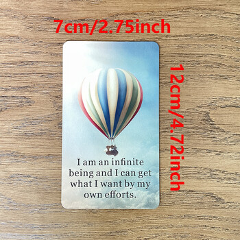 Self Awakening Affirmation Cards 12x7cm Clarity Oracle Deck Λέξεις-κλειδιά Ταρώ Αγγλικά 52-κάρτες Divination Prophecy