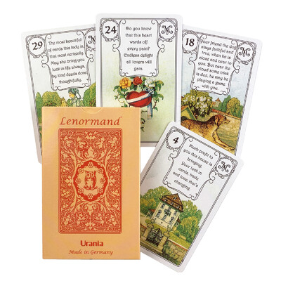 Christopher Butler Healing Light Lenormand Oracle Cards de înaltă calitate, divinație, ghicitor, carte de tarot, joc de masă pentru petrecere