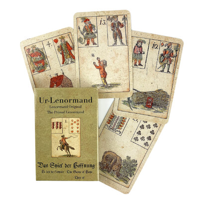 Christopher Butler Healing Light Lenormand Oracle Cards de înaltă calitate, divinație, ghicitor, carte de tarot, joc de masă pentru petrecere
