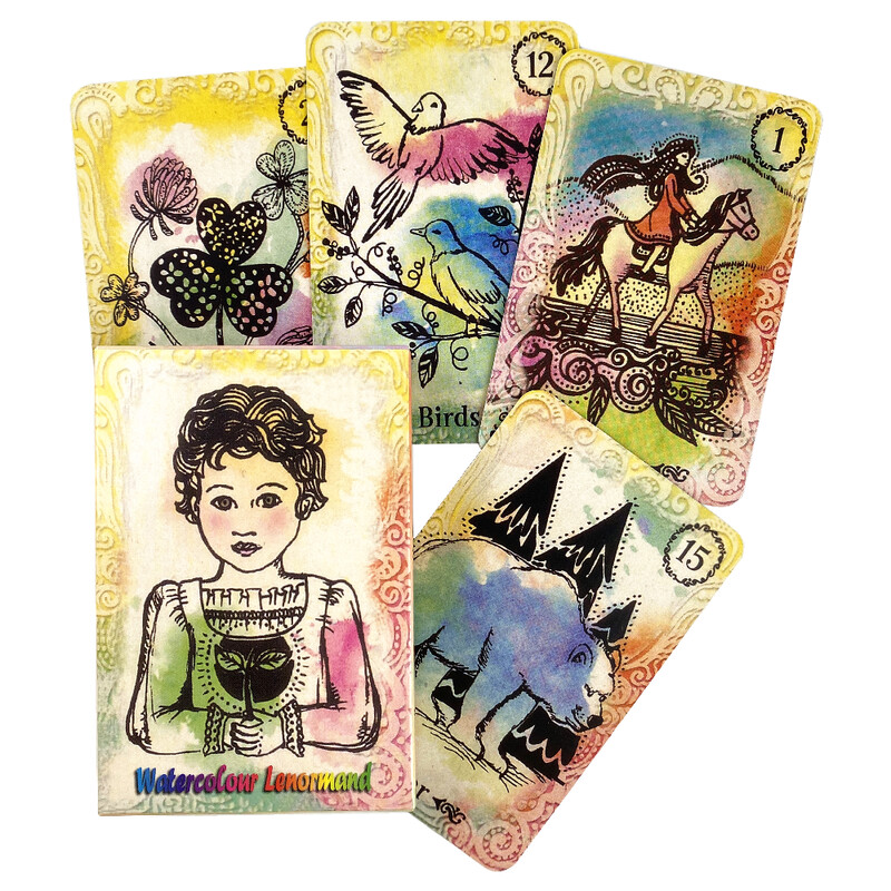 Christopher Butler Healing Light Lenormand Oracle Cards de înaltă calitate, divinație, ghicitor, carte de tarot, joc de masă pentru petrecere