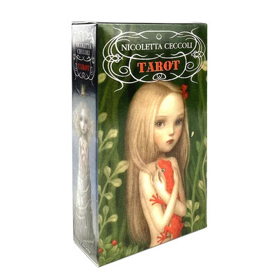Nicoletta Cecco Tarot špil karata Pet jezika Set za početnike Proricanje 78 karata Puna kartaška igra u boji Društvene igre