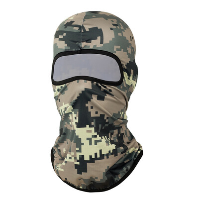 Motociklistička balaclava za muškarce Skijaška maska Biciklistička kapa s kapuljačom Kamuflažna prozračna planinarska marama Kaciga s kacigom za cijelo lice