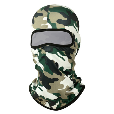 Motociklistička balaclava za muškarce Skijaška maska Biciklistička kapa s kapuljačom Kamuflažna prozračna planinarska marama Kaciga s kacigom za cijelo lice