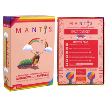 Exploding Kittens Mantis Игри с карти Забавни семейни игри Нощни Популярни детски игри Colorfully Cutthroat of Rainbows and Revenge Board