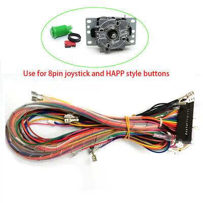 3D Pandora kutija za igre Kabelski svežanj 28-pinski adapterski kabel za spavanje 20-pinski konektor Dijelovi za DIY arkadne igre Joystick Konzolni ormarić