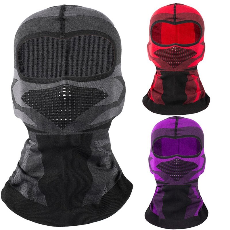 Căptușeală pentru cască integrală pentru motocicletă, rezistentă la vânt, protecție împotriva frigului, pentru gât, toamnă și iarnă, caldă, șapcă de eșarfă pentru ciclism în aer liber