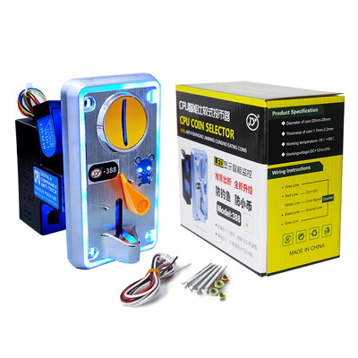 Multi Coin Acceptor Electronic JY-388 Colorful Flash LED Selector Сравнение на CPU за слот машина Arcade Cabinet Fishing Game