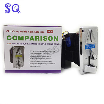 1 τεμ. Coin Accepter JY-100F CPU Multi Coin Acceptors Comparison Coin Selector Side Coin Machine Selector