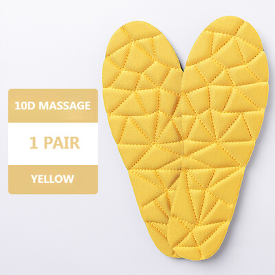 1 pereche tălpi interioare 10D super moi Gros, moale, noua inserție respirabilă, cizme unisex, talpă, tălpi cu absorbție a șocurilor, tălpi sport pentru pantofi