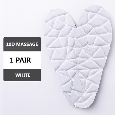 1 pereche tălpi interioare 10D super moi Gros, moale, noua inserție respirabilă, cizme unisex, talpă, tălpi cu absorbție a șocurilor, tălpi sport pentru pantofi