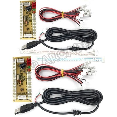 Placa USB Zero Delay Encoder Board 2.8mm 4.8mm 5Pin кабел Diy Kit за джойстик Бутон за игра SQ Store