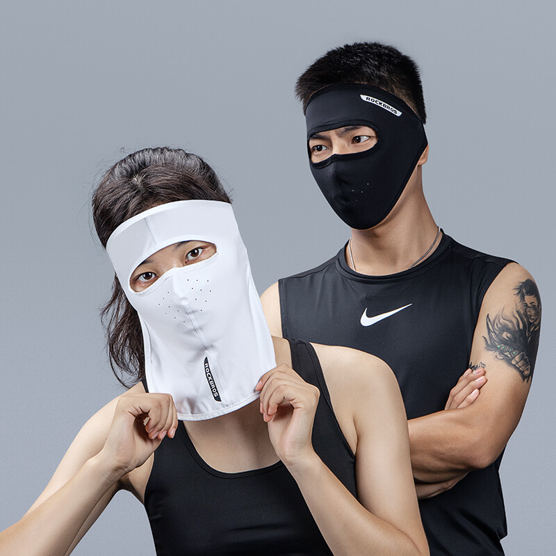 ROCKBROS Zaštitna biciklistička maska za sunce UPF 50+ Ljeto Ice Silk Anti-UV Maska za lice Šal Prozračna Sportska oprema za glavu Šalovi