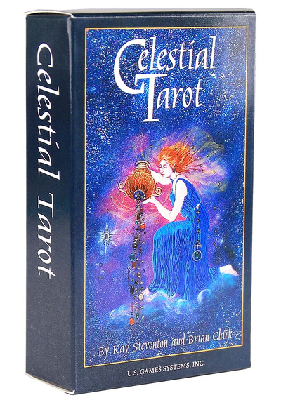 Nebeski tarot karte 78 karata pun kolor špil Oracle kartaška kartaška igra igra na ploči Popularno za početnike Set za proricanje Izvrsno