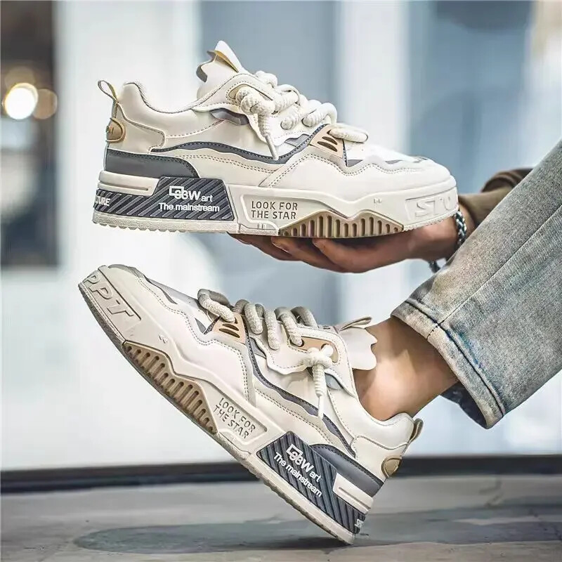 Ravne muške cipele za skateboarding Udobne muške tenisice za hodanje Dizajn meke muške tenisice za trčanje Otporne na habanje Tenis Masculino