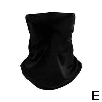 Ljeto Sunce Ice Svilena maska Muškarci Žene Print Punk Viseće uši Pola lica Vrat Šal UV zaštita Maska za vožnju bicikla na otvorenom Pređa za lice