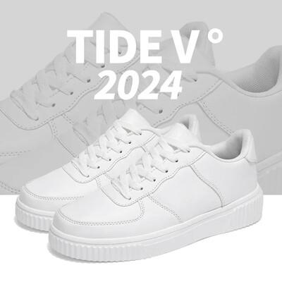 Klasične bijele tenisice za muškarce Žene Udobne kožne tenisice Sportska obuća za skateboarding Muške tenisice Basket Homme Velika veličina 50