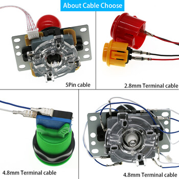 PC Raspberry Pi USB Zero Delay Encoder Circuit Board Diy Kit Led Push Button Joystick 2.8 4.8 mm 5Pin кабел Аркадни игри Проекти