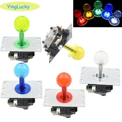 Joystick Arcade LED 5v φωτεινό, πολύχρωμο led, joystick, Arcade stick για παιχνίδια arcade, craw crane/μηχανήματα αυτόματης πώλησης