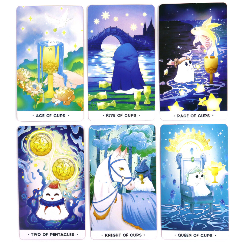 Spray Color Orchid Valley Taro kaladės būrimas vakarėlis darbalaukis žaislas pramogos laisvalaikis 18+ taro kortos su vadovu