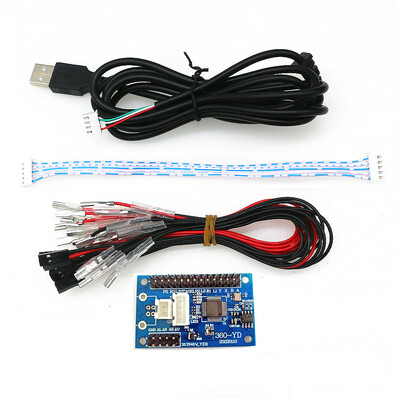 Arcade Zero Delay USB Board Joystick Encoder PCB Sanwa Game Stick Controller PC XBOX 360 Android Control With Cable Направи си сам