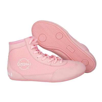 GINGPAI imtynių batai Profesionalūs bokso batai Vyriški treniruočių batai sausgyslės dugnas Dirbtinės odos sportiniai batai kvėpuojantys