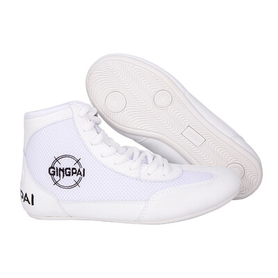 GINGPAI imtynių batai Profesionalūs bokso batai Vyriški treniruočių batai sausgyslės dugnas Dirbtinės odos sportiniai batai kvėpuojantys