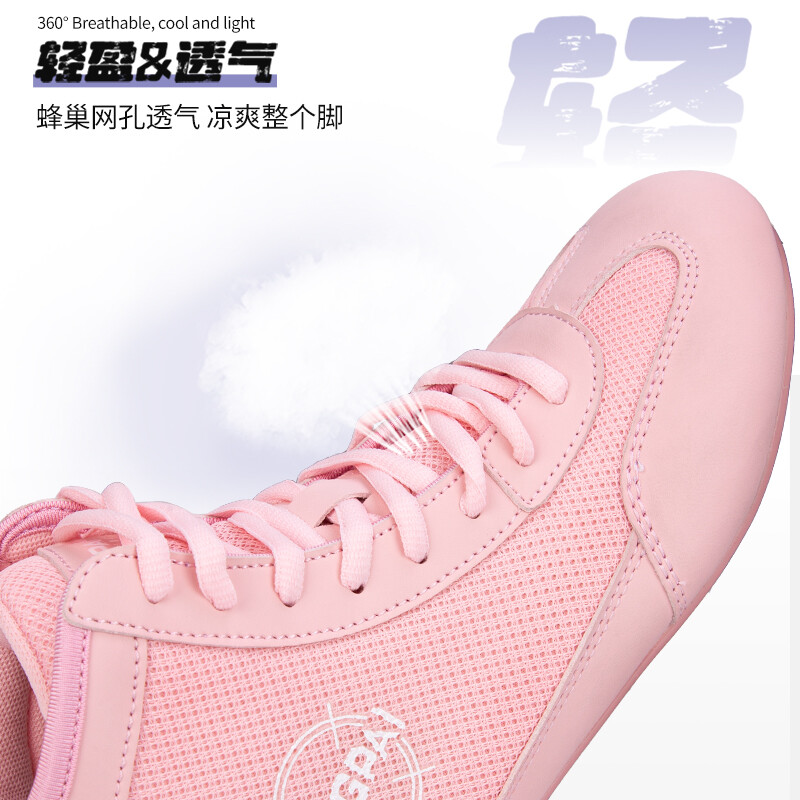 GINGPAI imtynių batai Profesionalūs bokso batai Vyriški treniruočių batai sausgyslės dugnas Dirbtinės odos sportiniai batai kvėpuojantys