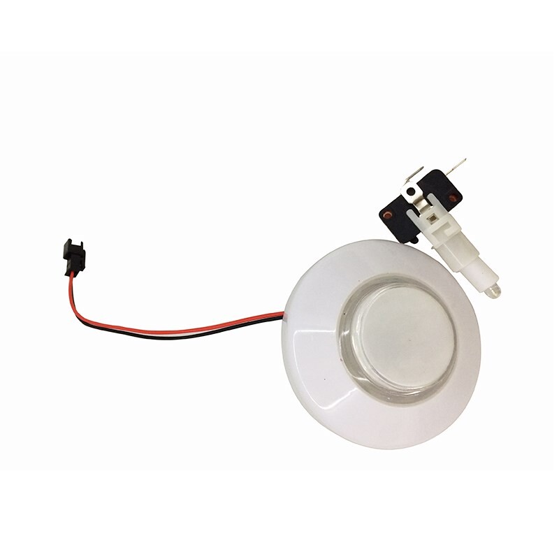 76MM RGB promjenjiva boja s osvijetljenim arkadnim gumbom LED šareno bljeskanje za dijelove automata za prodaju lutki s kandžama