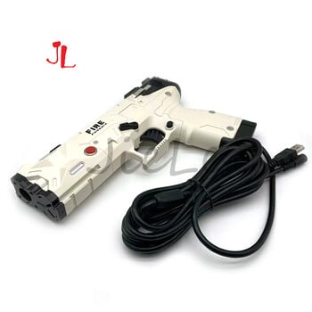 Широкоъгълен / рибешко око обектив за Направи си сам USB аркадна игра Light Gun Sensor Vibration Recoil PC Teknoparrot Emulator Shooting Gamepad