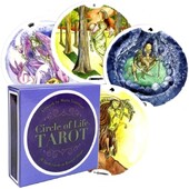 Novi stil Krug života tarot karte PDF špil s navođenjem Proricanje Zabava Društvena igra Podržava veleprodaju 78 kom.