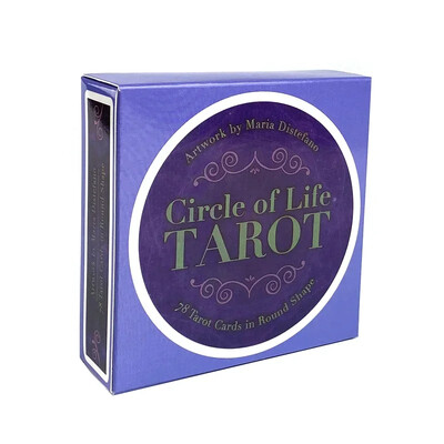 Novi stil Krug života tarot karte PDF špil s navođenjem Proricanje Zabava Društvena igra Podržava veleprodaju 78 kom.