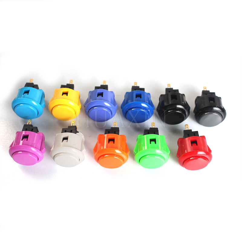 Originalni japanski SANWA OBSF-24 okrugli gumb s 24 mm arkadnim prekidačem za DIY set joysticka za PC PS/3 XBOX dijelove igre