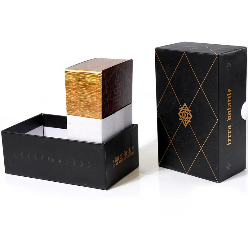 The Terra Volatile Tarot 105 karata veličine 1:1 Gilded Edge Tarot Društvene igre