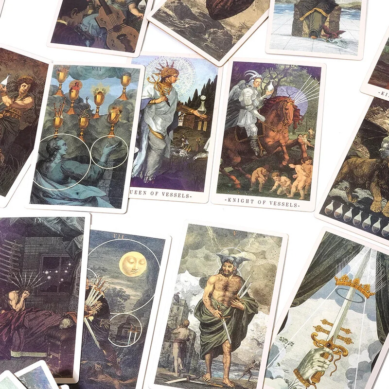The Terra Volatile Tarot 105 karata veličine 1:1 Gilded Edge Tarot Društvene igre