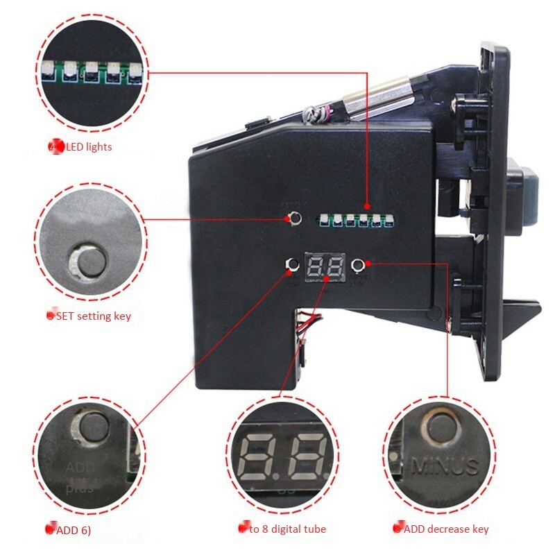 Memorija za prihvat kovanica za gurač kovanica za automat za prodaju arkadnih igara Razmjena ulaznica