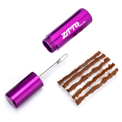 ZTTO Biciklistička guma bez zračnice Komplet za brzi popravak MTB gume za cestovne bicikle Punctur Brtvilo Gumena traka Alat za bušenje Ručka, kraj skrivene