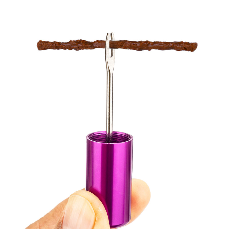 ZTTO Biciklistička guma bez zračnice Komplet za brzi popravak MTB gume za cestovne bicikle Punctur Brtvilo Gumena traka Alat za bušenje Ručka, kraj skrivene