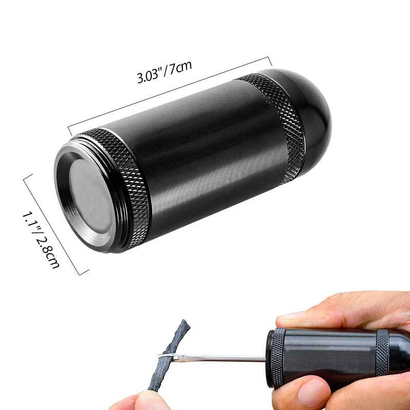 Komplet alata za popravak gume za bicikle bez zračnica za MTB gume za cestovne bicikle Alat za umetanje utikača za popravljanje probušene ili ravne gumene trake