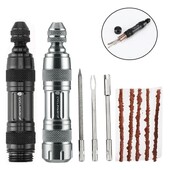 Komplet za bušenje gume bez zračnice za bicikl, skuter, motocikl, alat za popravak guma za bicikle, prijenosni vanjski dodaci