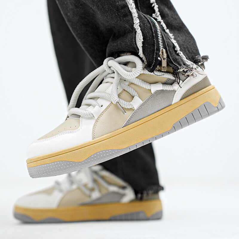 Pánske pohodlné priedušné originálne pánske tenisky, módne ležérne tenisky na platforme, výpredaj, modré skateboardové topánky