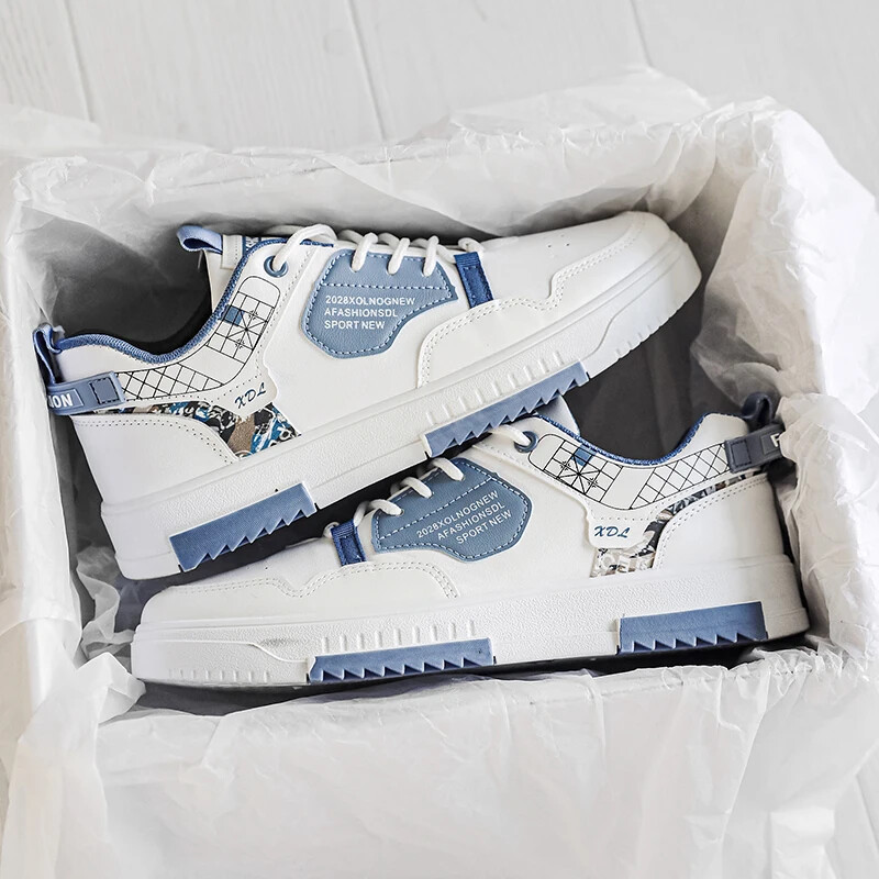 Platforma Muške cipele za skejtbording Tenisice za slobodno vrijeme Student Run Tenis Cipele za hodanje Vezanje muške cipele Zapatillas Hombre