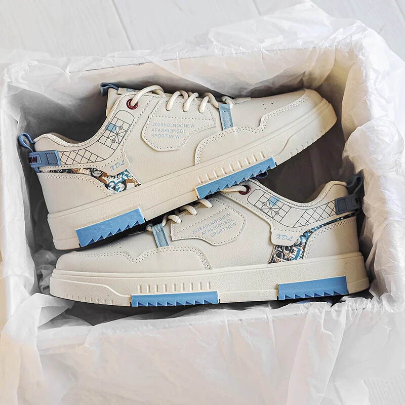 Platforma Muške cipele za skejtbording Tenisice za slobodno vrijeme Student Run Tenis Cipele za hodanje Vezanje muške cipele Zapatillas Hombre