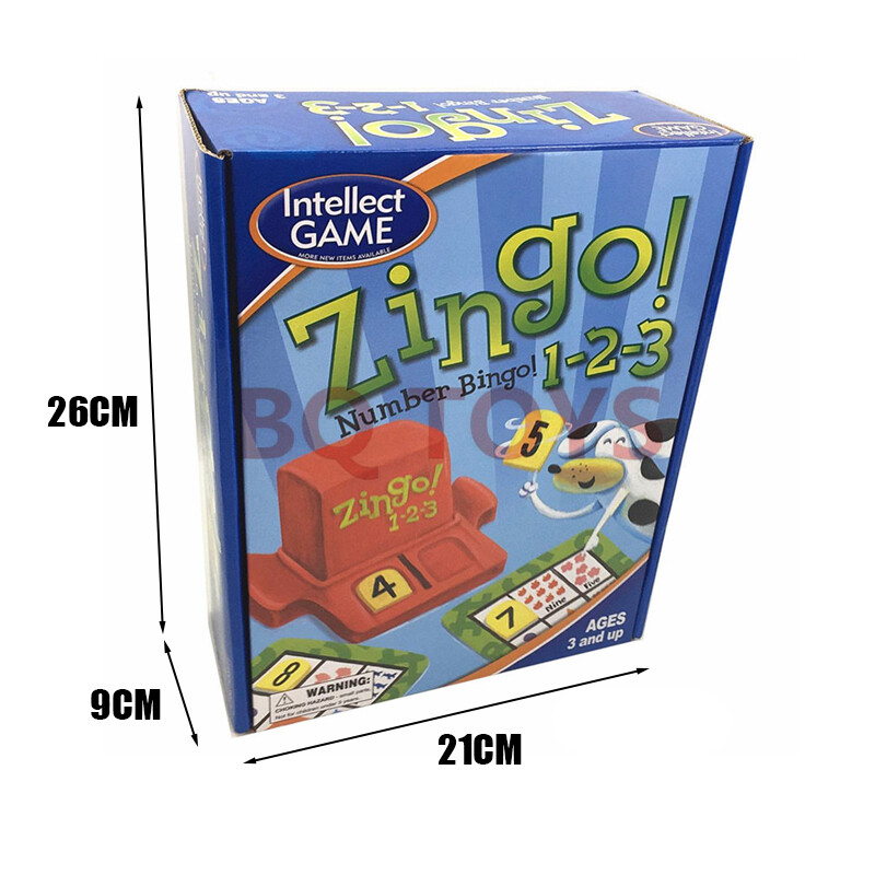 Zingo 1-2-3 BROJ/Zingo Time-Telling BINGO IGRA - odličan alat za učenje za djecu